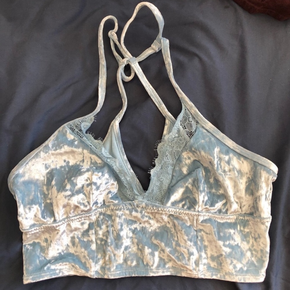 aerie velvet bralette